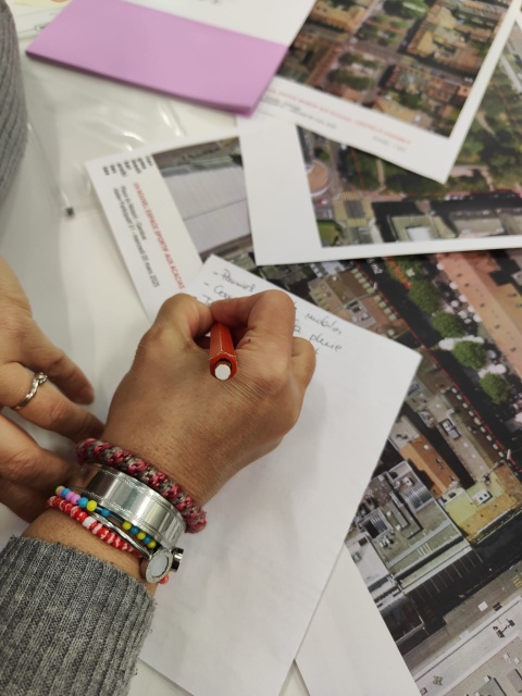 Prise de vue du dernier atelier participatif